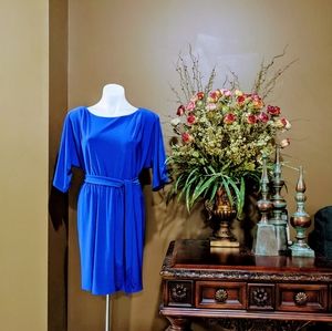 Jessica Simpson Blue Blouson Dress Size Medium